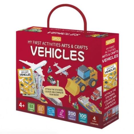 Primul set de arta & lucru manual - vehicule - imagine 11